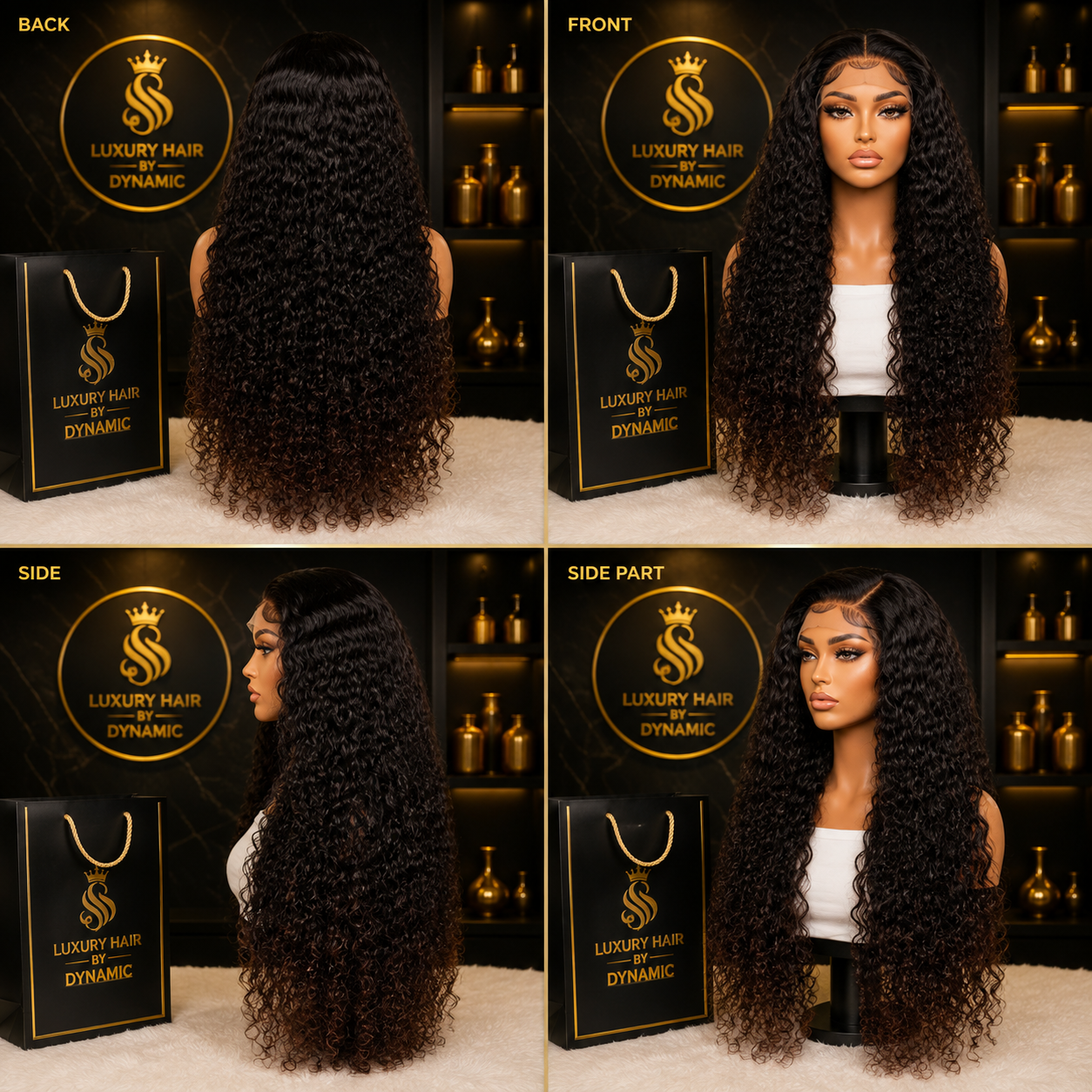 Sassy cury,  24inch, 5×5, 350g — Front view