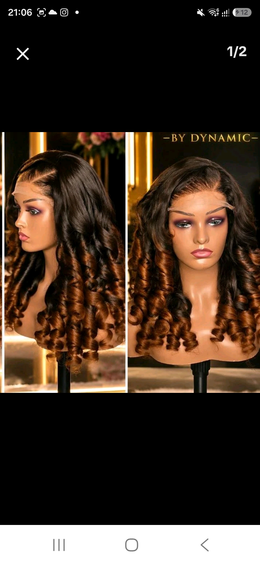 BOUNCE CURLY 20INCH,  5×5, you can never go wrong this glamorous hair — Front view