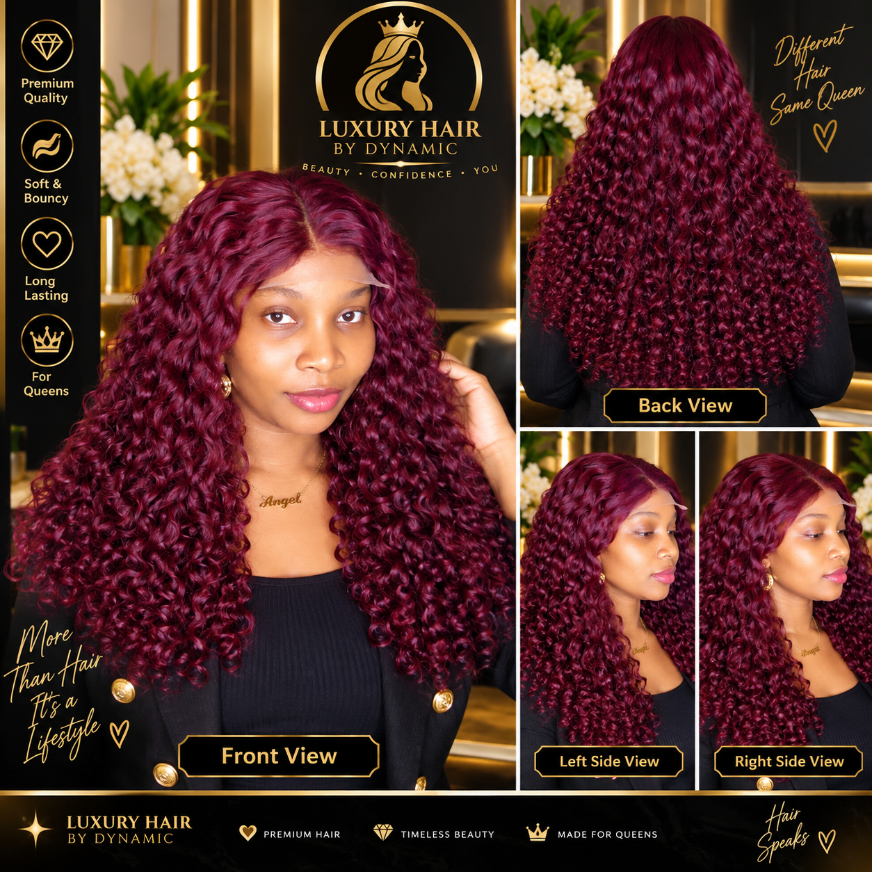 Sassy cury  20INCH , — Front view