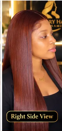 Bone straight sdd. 24inch. 300g. 13×4 hd — Right side
