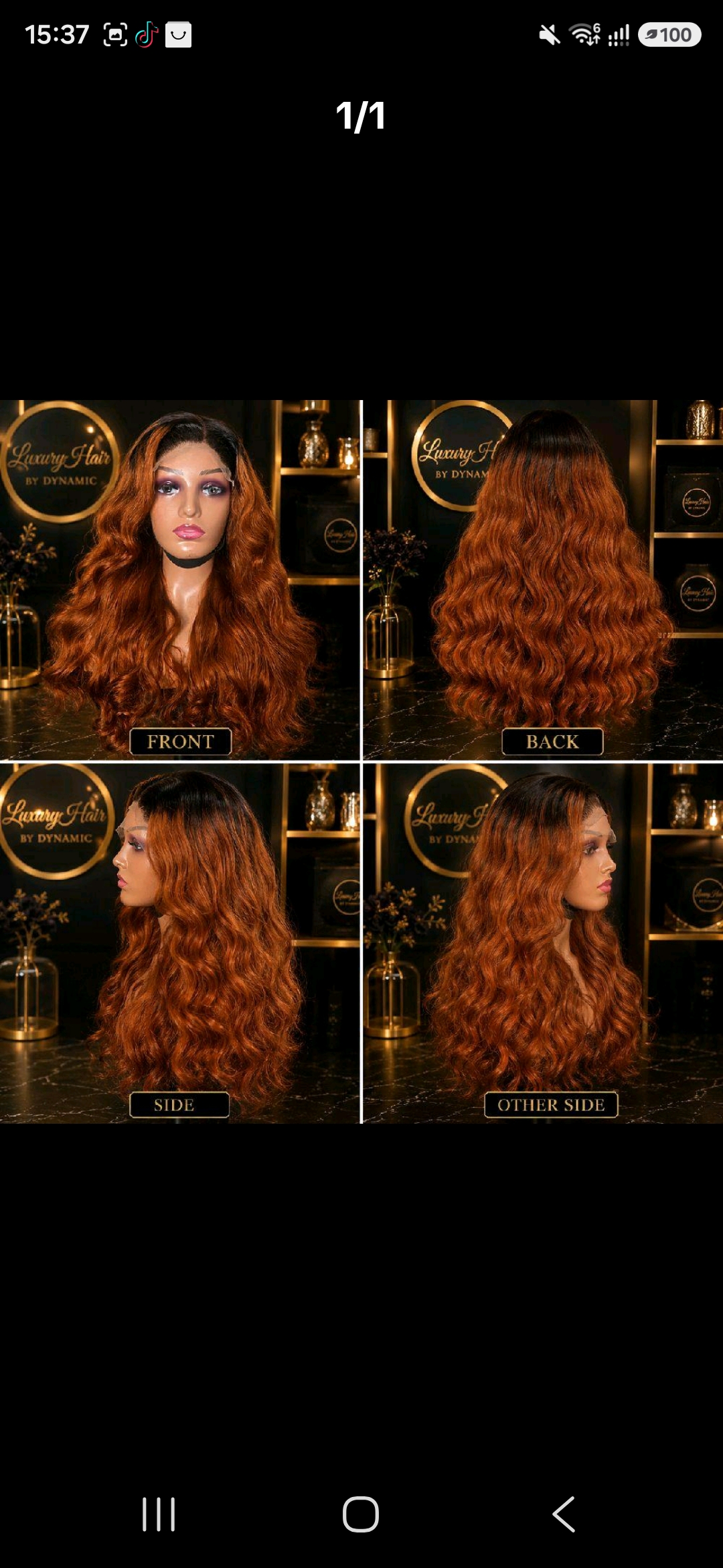 Loose bounce body wave,  24inch  350g,5,5 — Front view